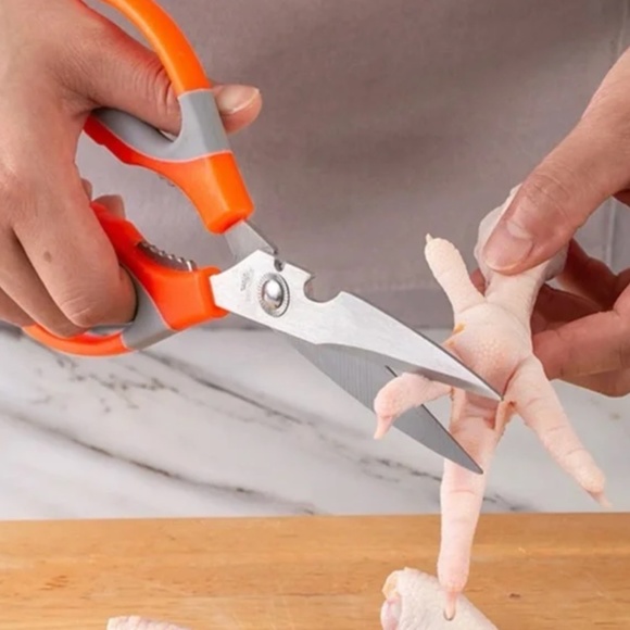 NWT Multifunctional Ultra Sharp Stainless Steel Kitchen Scissors! - Picture 4 of 5